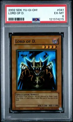 2002 Yu Gi Oh! PSA 6 Lord Of D Holofoil no. 041 - Image 1