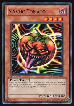Mystic Tomato - SDDC-EN016 - Common - 1st Edition Yugioh - Image 1