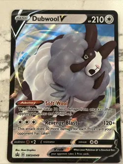 Dubwool V SWSH049 SWSH: Sword & Shield Promo Cards Holo - Image 1
