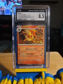 Flareon - 167 (Cosmos Holo) 167 Sv: Scarlet & Violet Promo Cards Holo CGC 8.5 - Image 2