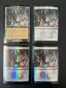 MTG- Victimize x4 - MH3 - All FOIL - Image 1