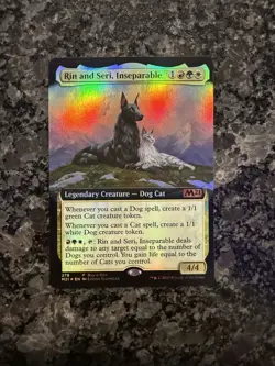 MTG Rin and Seri, Inseparable M21 BOB Promo Foil Mythic LP - Image 1