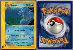 2002 Pokemon, Aquapolis, #58/147 Seadra, Uncommon - Image 1
