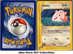 2002 Pokemon, Expedition, #101/165 Clefairy, Common - Image 1