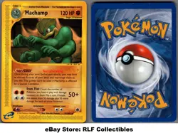2002 Pokemon, Expedition, #51/165 Machamp, Rare - Image 1