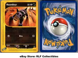 2002 Pokemon, Expedition, #113/165 Houndour, Common - Image 1