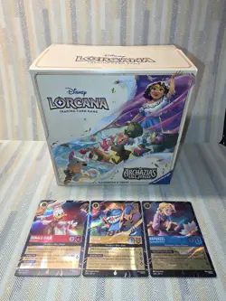 Disney Lorcana Epcot exclusive Cards Donald Duck Stitch Rapunzel - Image 1