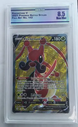 Pokemon TCG Kricketune v Sword & Shield Battle Styles Holo Card 142/163 - Image 1
