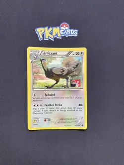 Pokemon TCG Unfezant 082/098 League & Championship Cards Reverse Holo LP. - Image 1