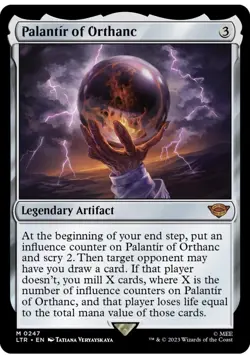 MTG Lord of the Rings #247 Palantir of Orthanc Mythic Legendary Artifact - Image 1