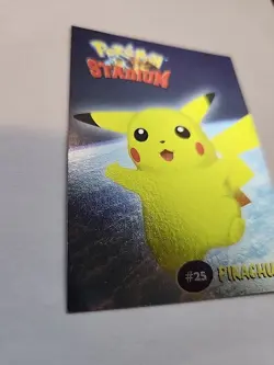 Pikachu Pokemon Stadium 25 Tip Shiny Card WOTC - Image 5