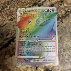 Pokemon TCG Dragonite VSTAR Pokemon GO 081/078 Holo Secret Rare - Image 1