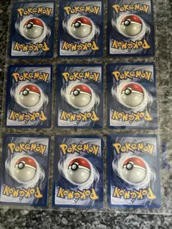 Pokemon Collection Binder Vintage Lot of Cards Holos Rares WoTC Etc - Image 2