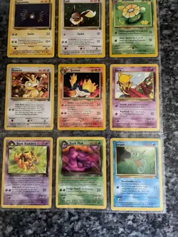 Pokemon Collection Binder Vintage Lot of Cards Holos Rares WoTC Etc - Image 3