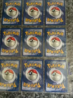 Pokemon Collection Binder Vintage Lot of Cards Holos Rares WoTC Etc - Image 4