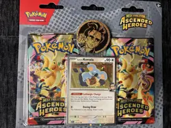 Pokemon Mega Evolution Ascended Heroes Booster Pack Set Promo Larry Komala - Image 1
