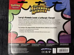 Pokemon Mega Evolution Ascended Heroes Booster Pack Set Promo Larry Komala - Image 2