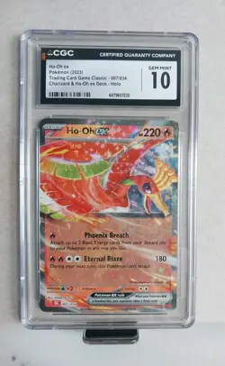 Pokemon TCG Ho-Oh ex 007/034 Charizard & Ho-Oh ex Deck Graded CGC 10 Mint - Image 1