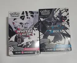 Pokemon White Flare & Black Bolt Booster Bundles Factory Sealed 1 Of Each - Image 1