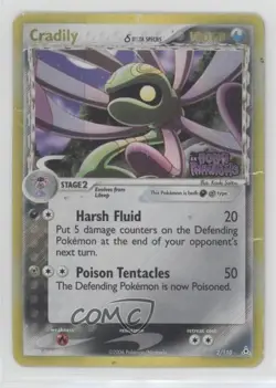 Cradily Reverse Foil Pokemon EX Holon Phantoms #2 2006 - Image 1