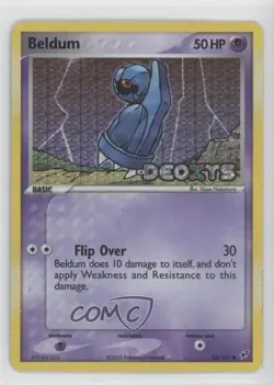 Beldum Reverse Foil Pokemon EX Deoxys #55 2005 - Image 1