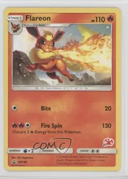 Flareon (Sun & Moon Black Star Promo) Pokemon Battle Academy Charizard Deck - Image 1