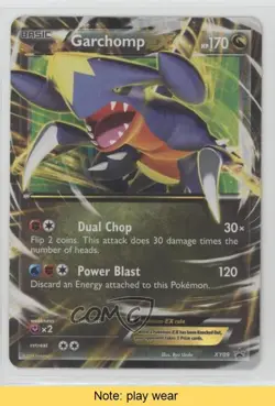 Garchomp EX Pokemon XY Black Star Promo #XY09 READ 2f4 - Image 1