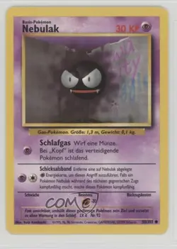 Gastly German Pokemon Base Set #50 1999 - Image 1