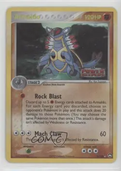 Armaldo Reverse Foil Pokemon EX Power Keepers #3 2007 - Image 1