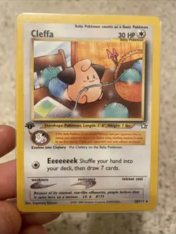 2000 Pokemon Neo Genesis - 1st Edition - Cleffa 20/111 - Ungraded - Image 1