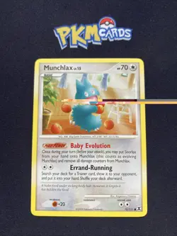 Pokemon TCG Munchlax Rising Rivals 70/111 Regular LP. - Image 1