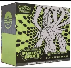 2x Pokemon Mega Evolution Perfect Order Pokemon Center ETB PRESALE - Image 1