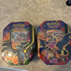 Pokemon TCG Mega Charizard EX Tin - Hot item!! - 2 Tins!! - Image 1