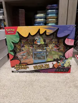 Pokemon TCG: Mega Evolution Ascended Heroes Deluxe Pin Collection Factory Sealed - Image 1