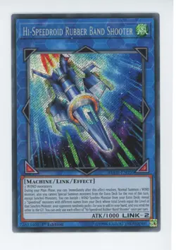 Yugioh Hi-Speedroid Rubber Band Shooter BLHR-EN050 Secret 1st Edition NM - Image 1