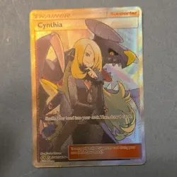 Pokemon TCG Cynthia Full Art Ultra Rare Holo Card SV82/SV94 NM/M Condition - Image 1