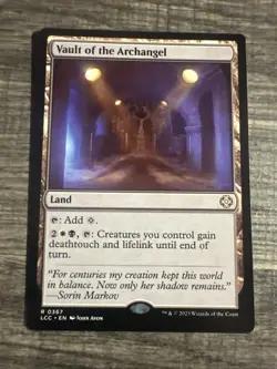 Vault of the Archangel - 367 - Commander: the Lost Caverns of Ixalan (LCC) MTG - Image 1