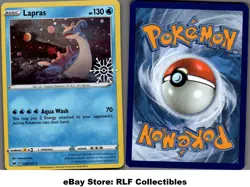 2020 Pokemon, Sword & Shield Base Holiday Calendar, #048/202 Lapras, Holo Rare - Image 1