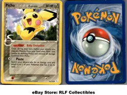 2006 Pokemon, EX Holon Phantoms, #76/110 Pichu, Common (b) - Image 1