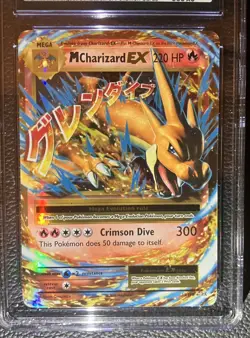 1 of 1 Guinness World Record Pokemon XY M Charizard EX Evolutions 2016 RARE - Image 3