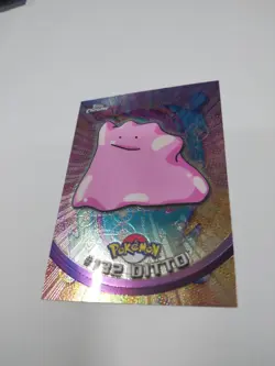 MINT 2000 Topps Chrome Pokemon TV Animation Edition Series 2 Foil #132 Ditto - Image 1