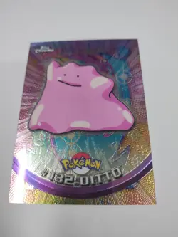 MINT 2000 Topps Chrome Pokemon TV Animation Edition Series 2 Foil #132 Ditto - Image 2