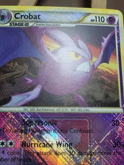 MP Crobat 14/95 HGSS Unleashed League Promo Crosshatch Pokemon TCG - Image 5