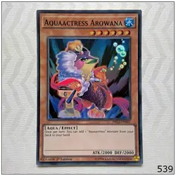 Aquaactress Arowana - DRL2-EN041 - Super Rare 1st Edition Yugioh - Image 1