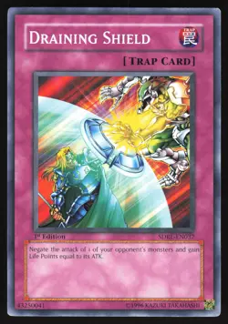 Draining Shield - SDRL-EN037 - Common - 1st Edition Yugioh - Image 1