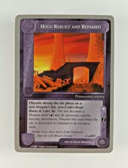 Hold Rebuilt and Repaired - Middle Earth CCG card (1998 ICE) Silver Grey Border - Image 1