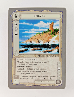 Tolfalas - Middle Earth CCG card (1998 ICE) MECCG Silver Grey Border Reprint - Image 1