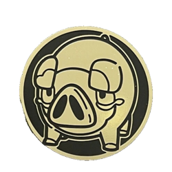 Lechonk Jumbo Coin Token - Pokemon Cards TGC - Image 1