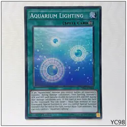 Aquarium Lighting - DRL2-EN044 - Super Rare 1st Yugioh Card (A) (YC98) - Image 1