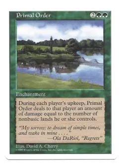 MTG: Fifth Edition (5E) - Primal Order - Rare - NM/EX - Image 1